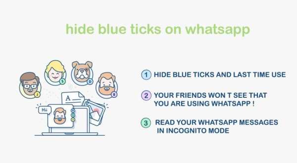 Hide Blue & Double Tick In WhatsApp screenshot 3