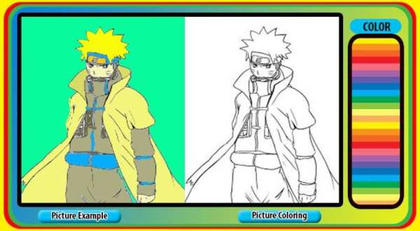 How To Color NARUTO 4 تصوير الشاشة