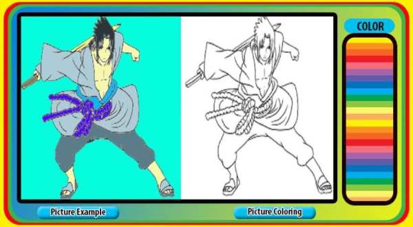 How To Color NARUTO 3 تصوير الشاشة