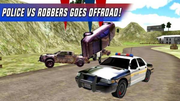 Police Car Chase Offroad 7 تصوير الشاشة