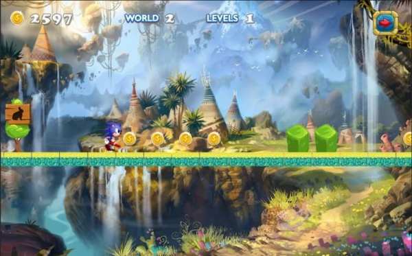 Free Sonic Run Dash Adventure screenshot 7