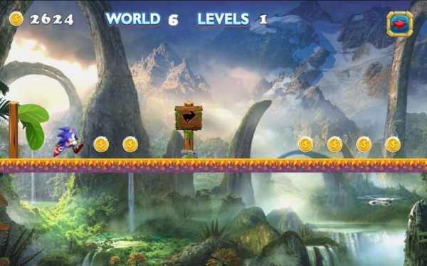 Free Sonic Run Dash Adventure screenshot 4