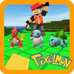 Perfect Pixelmon world for craft & build : 3D PE