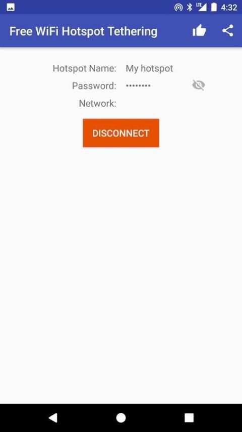 WiFi Hotspot Tether - Free screenshot 1