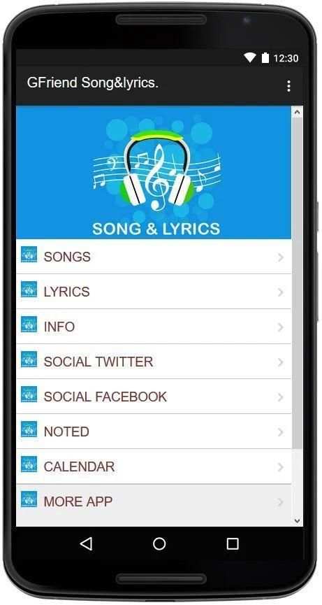 GFriend Song&lyrics. screenshot 3
