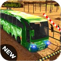 Offroad Army Coach Bus driver Hill Simulator 18