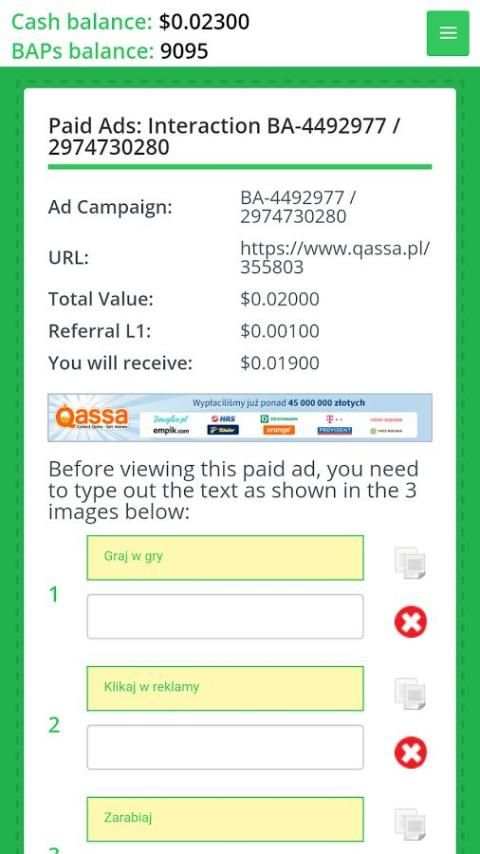 PaidVerts Mobile 11 تصوير الشاشة