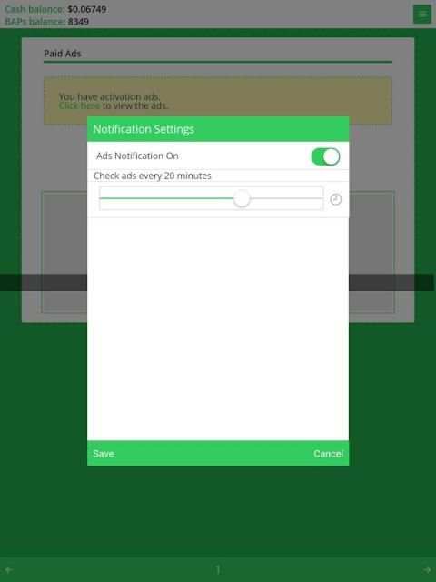 PaidVerts Mobile 1 تصوير الشاشة