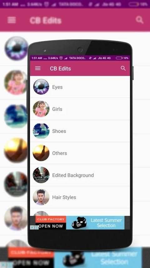 CB Edits - Free Photo Editing Background 3 تصوير الشاشة