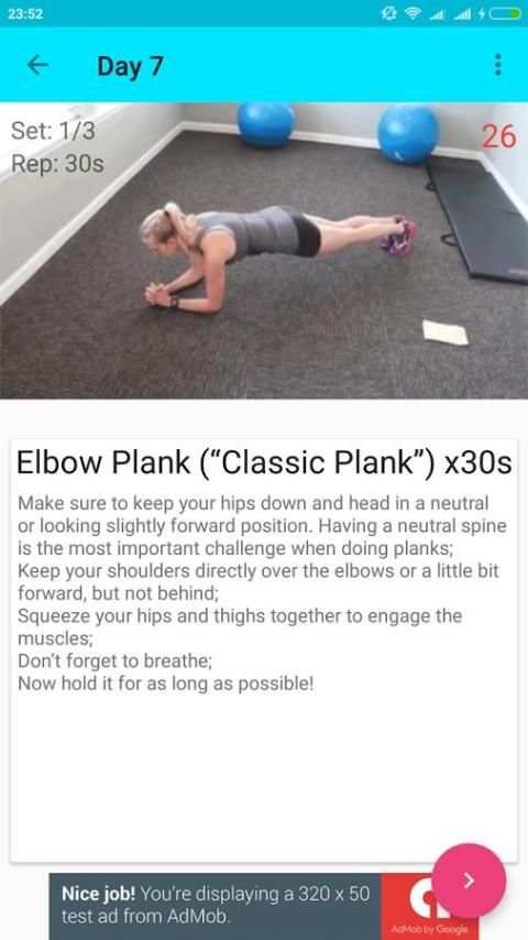 Plank Workout screenshot 6