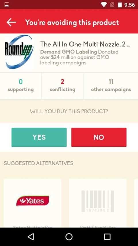 Buycott - Barcode Scanner Vote screenshot 5
