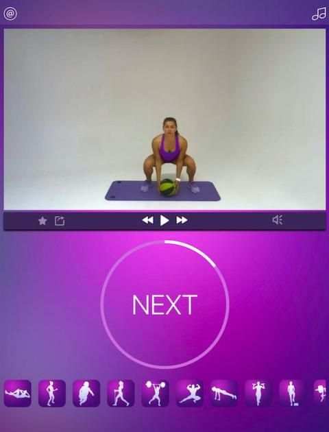Medicine Ball Workout - Fitness Exercises Routine screenshot 3