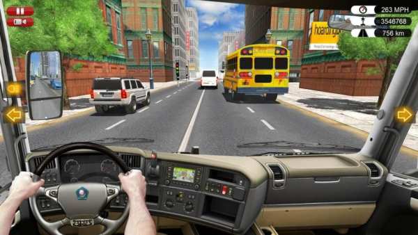 Traffic BUS Racer скриншот 6