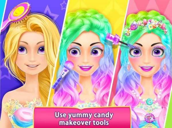 Long Hair Princess Candy Salon screenshot 2