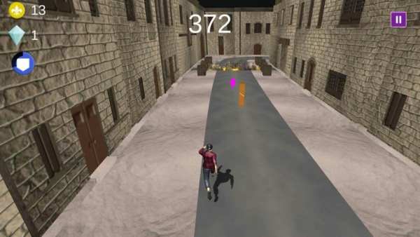 Uncle Majboor Temple Princess 3D Run Rabia 4 تصوير الشاشة
