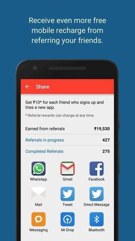 mcent - india's recharge app 1 تصوير الشاشة