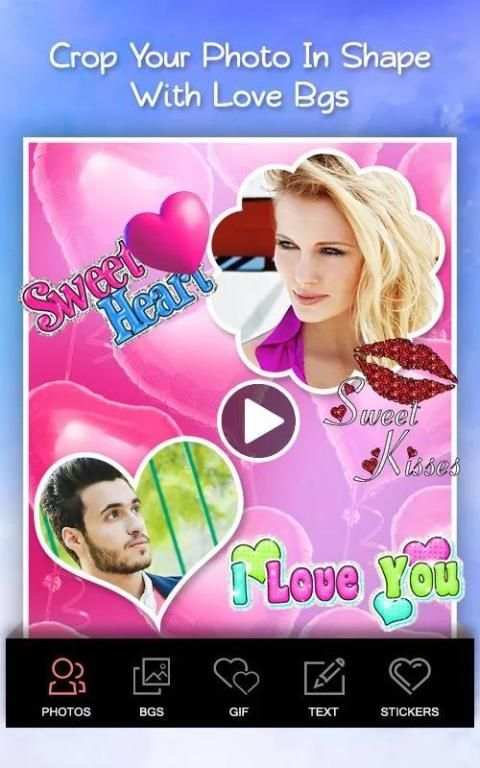 Love Photos Video Maker स्क्रीनशॉट 2
