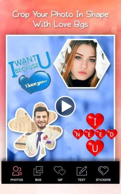 Love Photos Video Maker स्क्रीनशॉट 8
