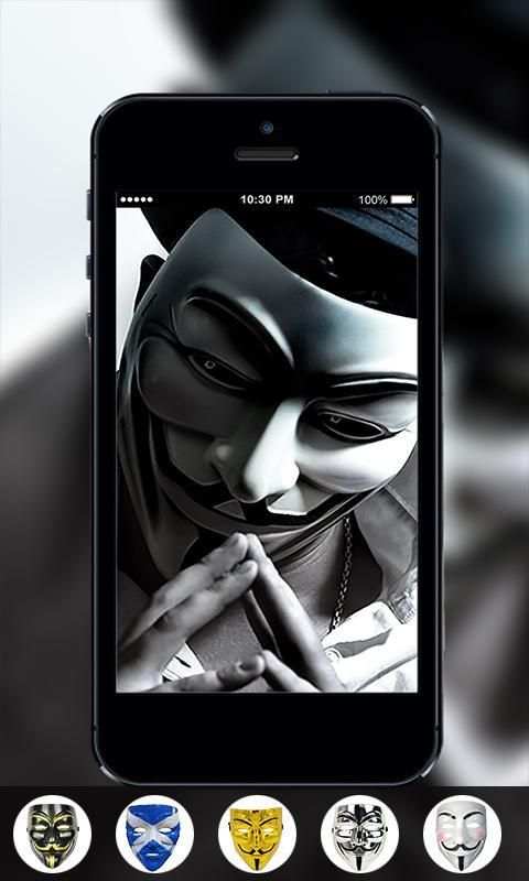 Anonymous Mask Photo Maker CAM скриншот 3