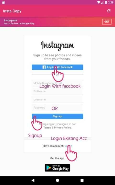 Insta Copy - Save Photo & Video From Instagram screenshot 4