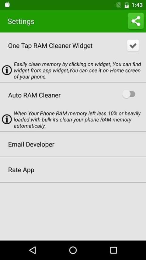 Clean RAM Memory स्क्रीनशॉट 7