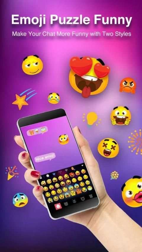 Emoji Keyboard：Moody Face screenshot 1
