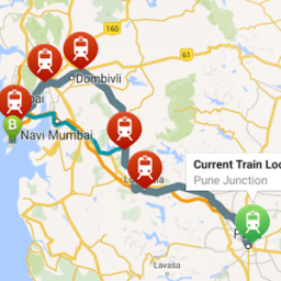 ikon Train on Map | Live Running Status!