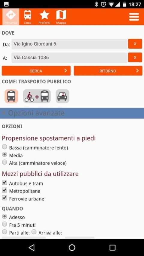Roma mobile (autobus Atac app originale) screenshot 4