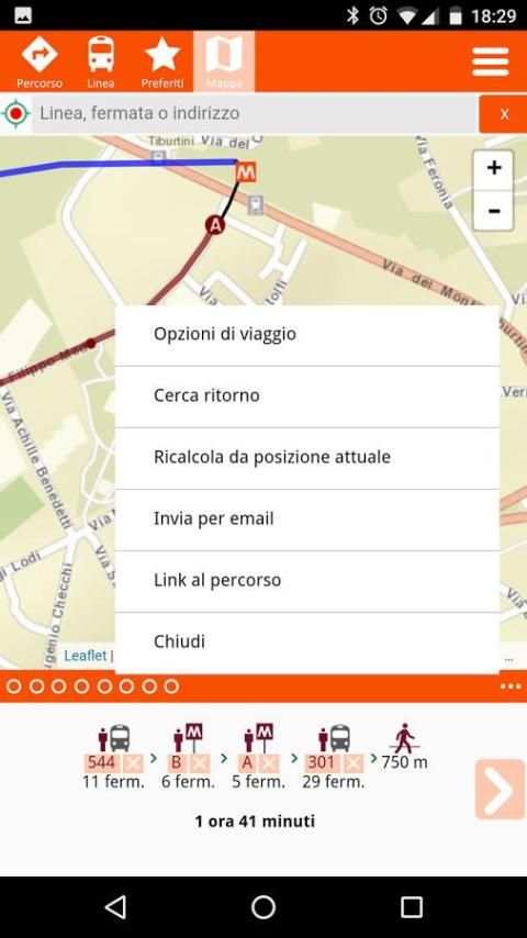 Roma mobile (autobus Atac app originale) screenshot 1