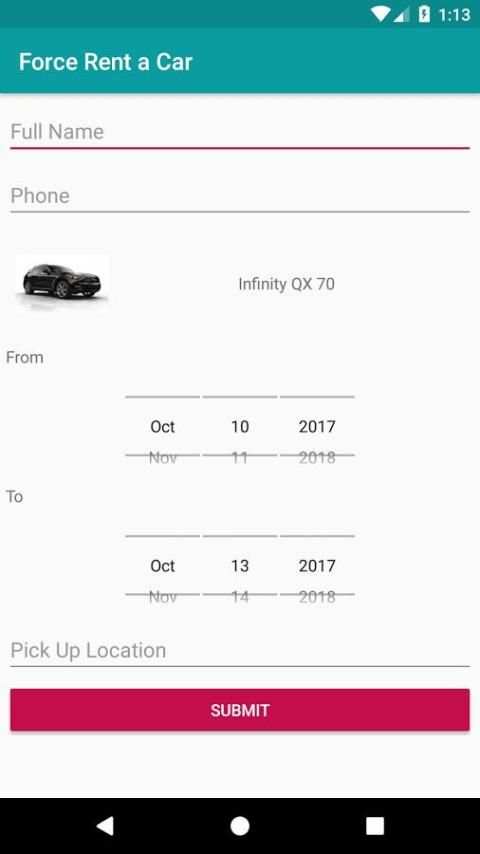 Force Rent A Car скриншот 1