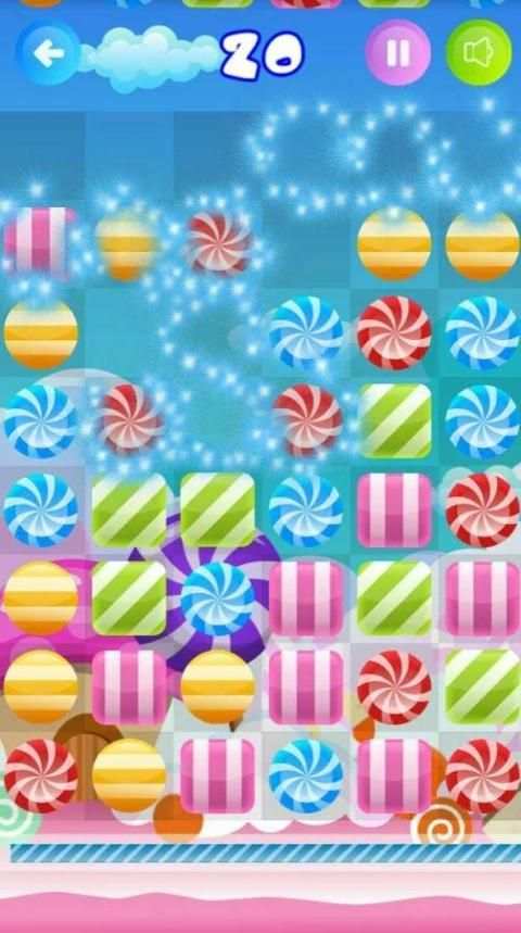 Sweet Candy Match 3 Classic screenshot 2