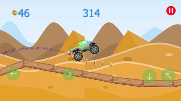 Hill Climb Car Racing скриншот 1