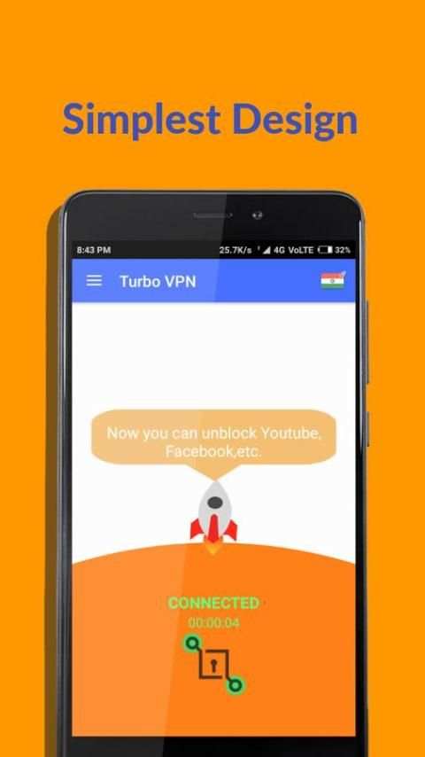 Turbo VPN-Unlimited Free VPN screenshot 2