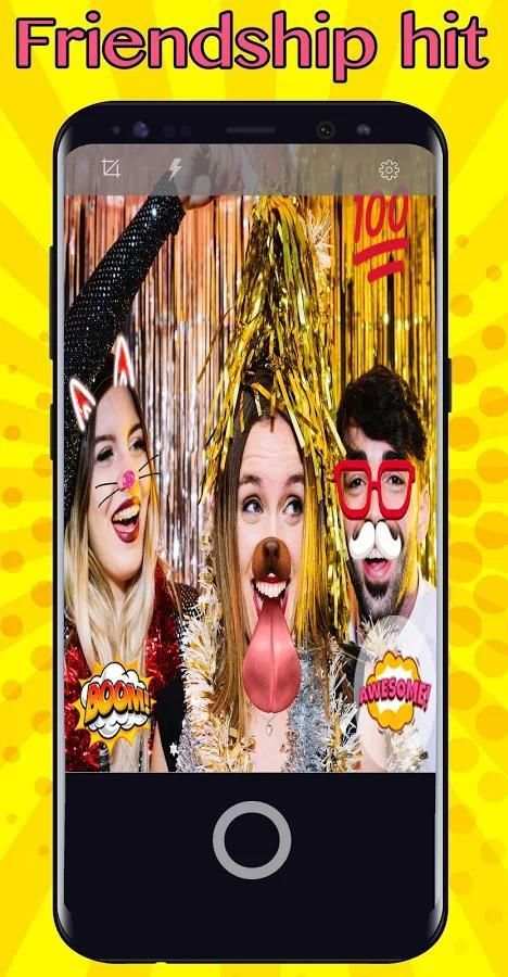 Selfie, Stickers , Bild Editor&Instasquare 2018 ♥ screenshot 5