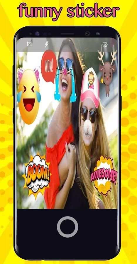 Selfie, Stickers , Bild Editor&Instasquare 2018 ♥ screenshot 1