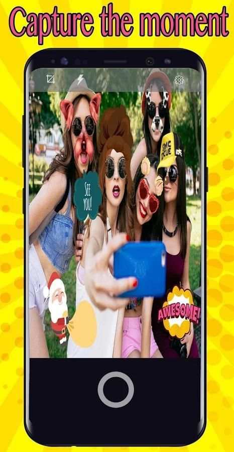 Selfie, Stickers , Bild Editor&Instasquare 2018 ♥ screenshot 4