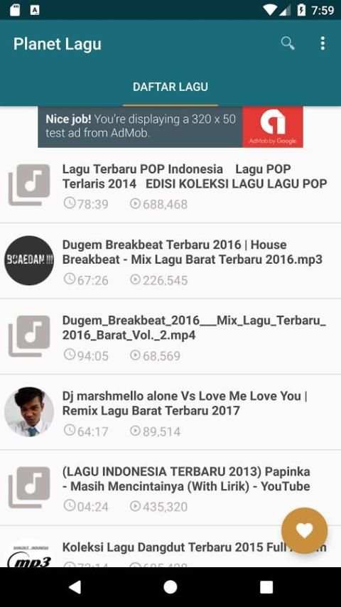 Planet Lagu screenshot 2