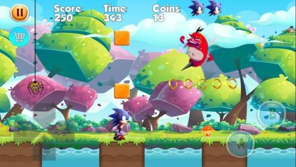 sonic jungle adventure dash скриншот 2