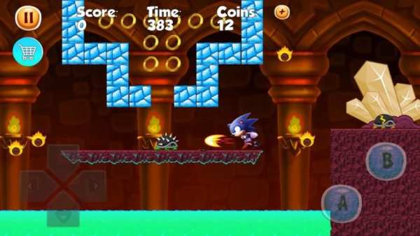 sonic jungle adventure dash скриншот 1