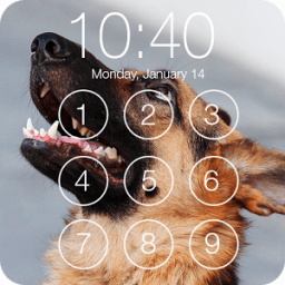German Shepherd Dog Wallpaper Lock PIN &amp; Security иконка