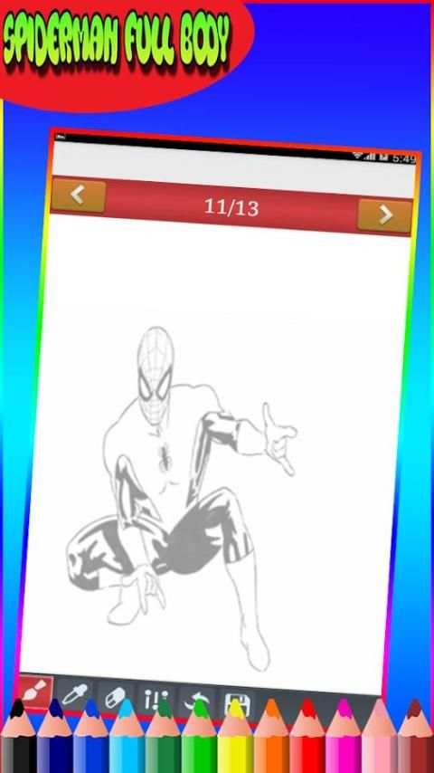 How To Draw: Spider-Man Easy Step 3 تصوير الشاشة