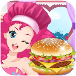 Pinkie Pie Burger Maker - Cooking Game أيقونة