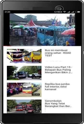 Sopir Bus Skill Dewa Videos screenshot 1