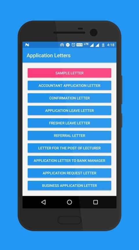 Application Letters screenshot 6