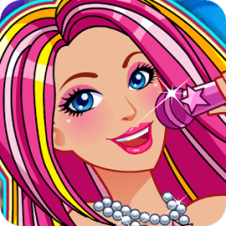 Dress up Barbie Rock Style icon