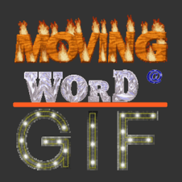Photo GIF Moving Words أيقونة