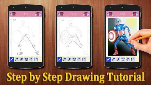 How To Draw The Avengers Characters 4 تصوير الشاشة