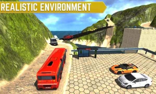 Simulator Bus Angkutan Jalan Real Off Road 3D screenshot 3