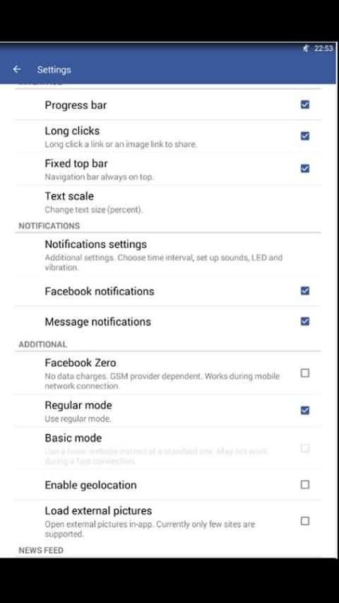 Lite for facebok new version скриншот 2