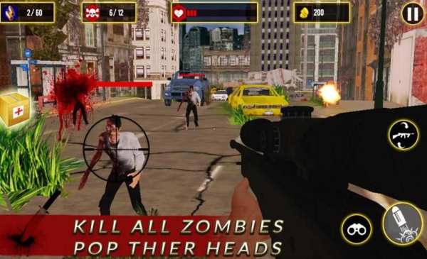 Zombie Sniper Counter Shot screenshot 4